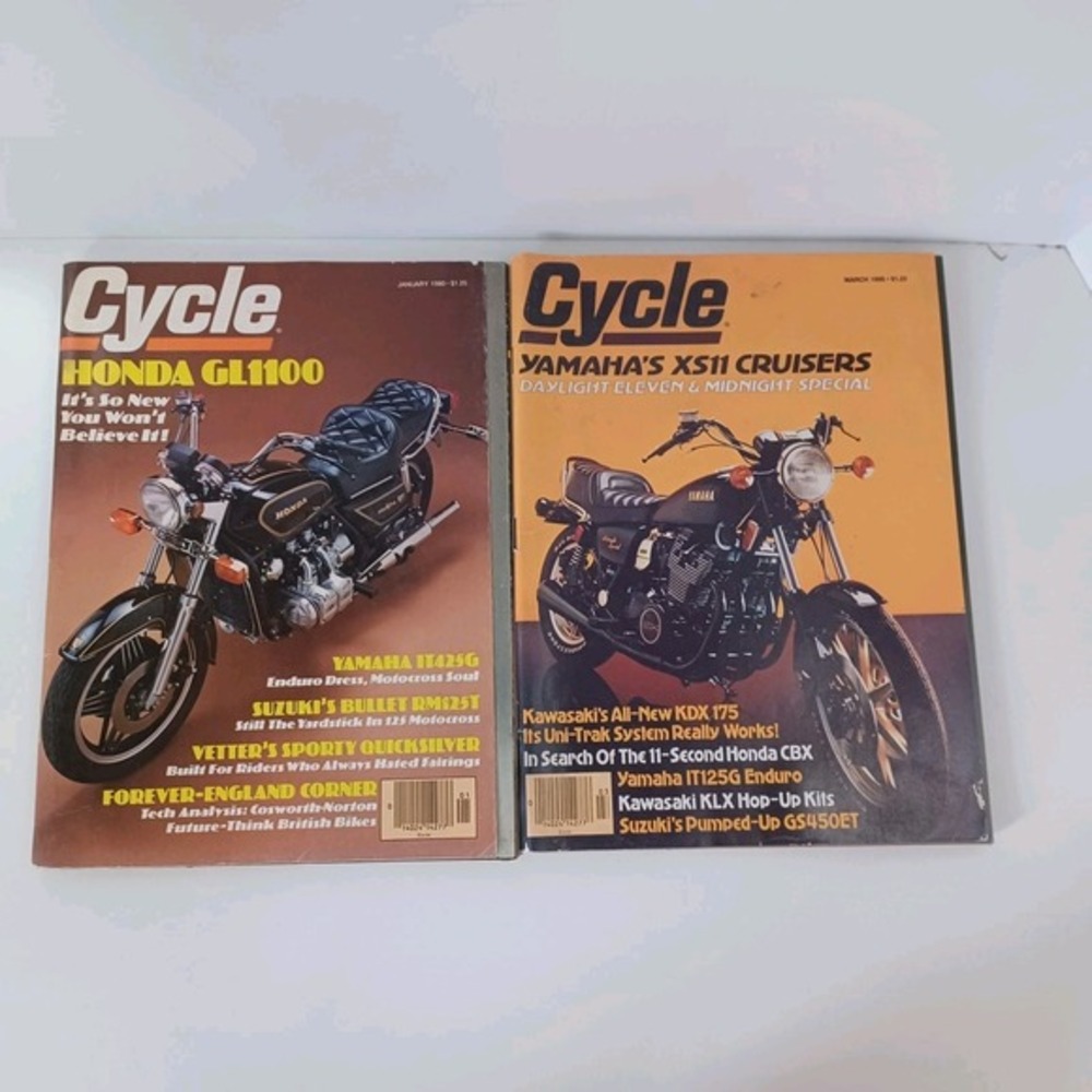 LOT of‎ 2 Cycle Magazines Jan Mar 1980 Vintage